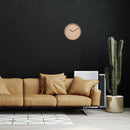 Berlin wall clock -  modern metal minimalist clock