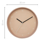 Berlin wall clock -  modern metal minimalist clock