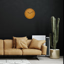 Berlin wall clock -  modern metal minimalist clock