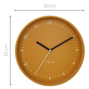 Wall clock 30cm - Silent - Aluminium - "Berlin"