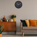 Berlin wall clock -  modern metal minimalist clock