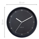 Berlin wall clock -  modern metal minimalist clock