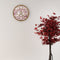 Wandklok 40cm - Stil - Roze - Hout - "Lotus"