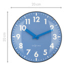Horloge à poser / murale 20cm - Verre bombé - Silencieuse - Verre - "Duomo Mini"