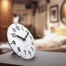 Table/Wall clock 20cm - Domed glass lens - Silent - Glass - "Duomo Mini"