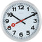 Front Picture 3999AR,Station,Wall clock,Silent,Aluminium,White,