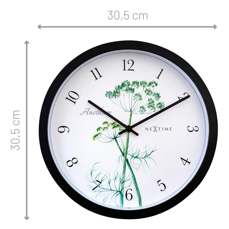 Horloge d'extérieur résistante aux intempéries - 30,5 cm - Anethium