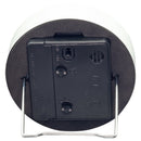 Table Alarm Clock 9x9x7.5cm - Silent - Light function /Metal "Small"