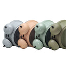 Table Alarm Clock 15x18x7cm - Silent -   Light function -  Metal "Golden Hour"