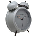 Table Alarm Clock 15x18x7cm - Silent -   Light function -  Metal "Golden Hour"
