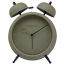 Table Alarm Clock 15x18x7cm - Silent -   Light function -  Metal "Golden Hour"