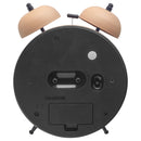 Table Alarm Clock 15x18x7cm - Silent -   Light function -  Metal "Golden Hour"