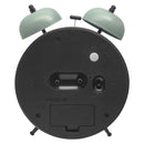 Table Alarm Clock 15x18x7cm - Silent -   Light function -  Metal "Golden Hour"