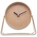 Table Alarm Clock 14x13x7cm - Silent - Metal - "Berlin Table"