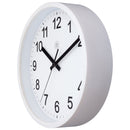 Wall clock 25.5cm - Silent - Plastic - "Robust"