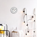 Wall clock 26cm - Silent - Plastic -"Peter"