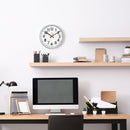 Wall clock 26cm - Silent - Plastic -"Peter"