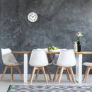 Wall clock 26cm - Silent - Plastic -"Peter"