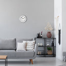 Wall clock 26cm - Silent - Plastic -"Peter"