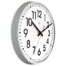 Wall clock 26cm - Silent - Plastic -"Peter"