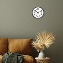 Wall clock 26cm - Silent - Plastic -"Peter"