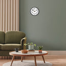 Wall clock 26cm - Silent - Plastic -"Peter"