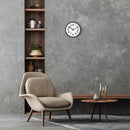 Wall clock 26cm - Silent - Plastic -"Peter"