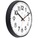 Wall clock 26cm - Silent - Plastic -"Peter"