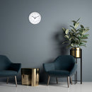 Wall clock 30cm - Silent - Plastic - "Easy Big"