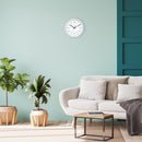 Wall clock 30cm - Silent - Plastic - "Easy Big"