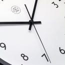 Wall clock 30cm - Silent - Plastic - "Easy Big"