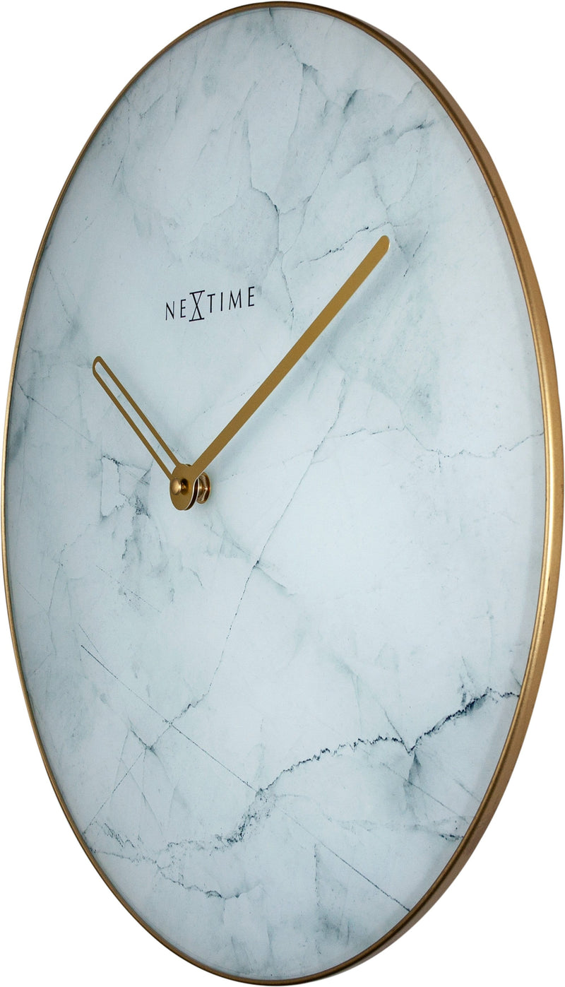 rightside 8189WI,Marble,NeXtime,Glass,White/Gold