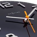 Wandklok - 30 x 3,5 cm - Glas - 'Classy Round'