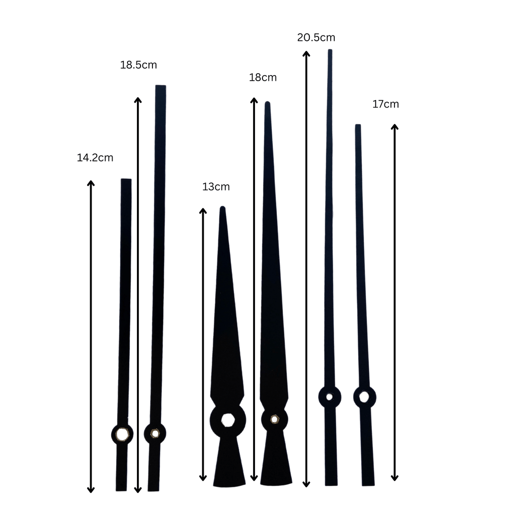 Clock hands set L + Silent Movement