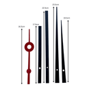 Clock hands set XL + Silent Movement