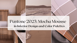 Pantone 2025: Mocha Mousse Aesthetic in Interior Design and Color Palettes