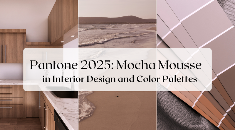 Pantone 2025: Mocha-Mousse-Ästhetik im Interior Design und in Farbpale