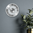 Wandklok - 31 cm - Glas - 'Retro'.