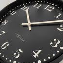 Wall Clock; Silent Clock; Designer Clock; Gift; NeXtime; Stylish Clock; Modern Clock; White dial face; Arabic Index; Home Décor;