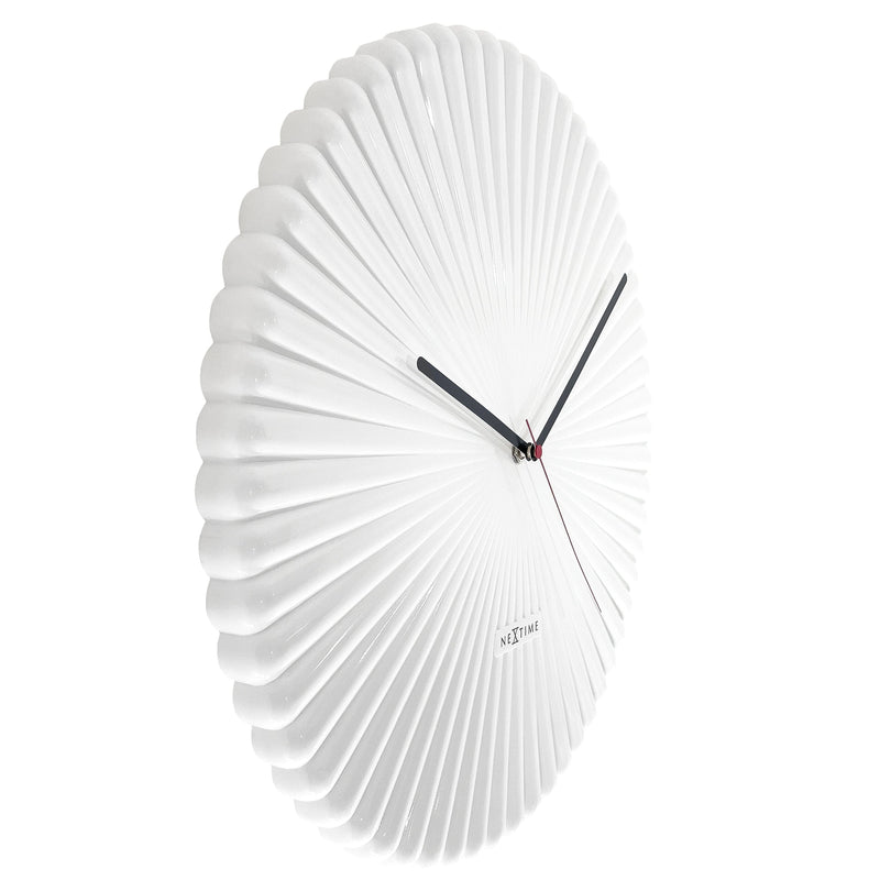 Wall Clock; Silent Clock; Designer Clock; Gift; NeXtime; Stylish Clock; Modern Clock; White dial face; Arabic Index; Home Décor;