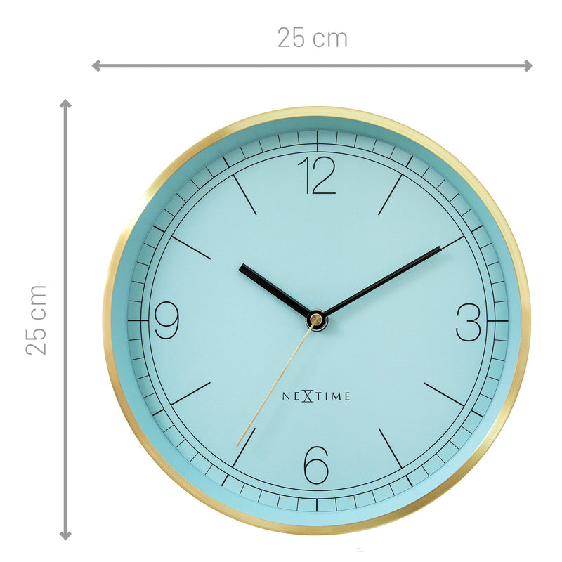 Wall Clock; Silent Clock; Designer Clock; Gift; NeXtime; Stylish Clock; Modern Clock; White dial face; Arabic Index; Home Décor;