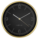 Wall Clock; Silent Clock; Designer Clock; Gift; NeXtime; Stylish Clock; Modern Clock; Black dial face; Arabic Index; Home Décor;