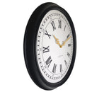 Wall clock 76cm-Black/Grey-Plastic-NeXtime 'Chopin Large'