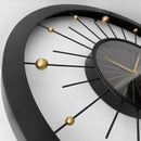 Wall Clock; Silent Clock; Designer Clock; Gift; NeXtime; Stylish Clock; Modern Clock; Black dial face; Arabic Index; Home Décor; 