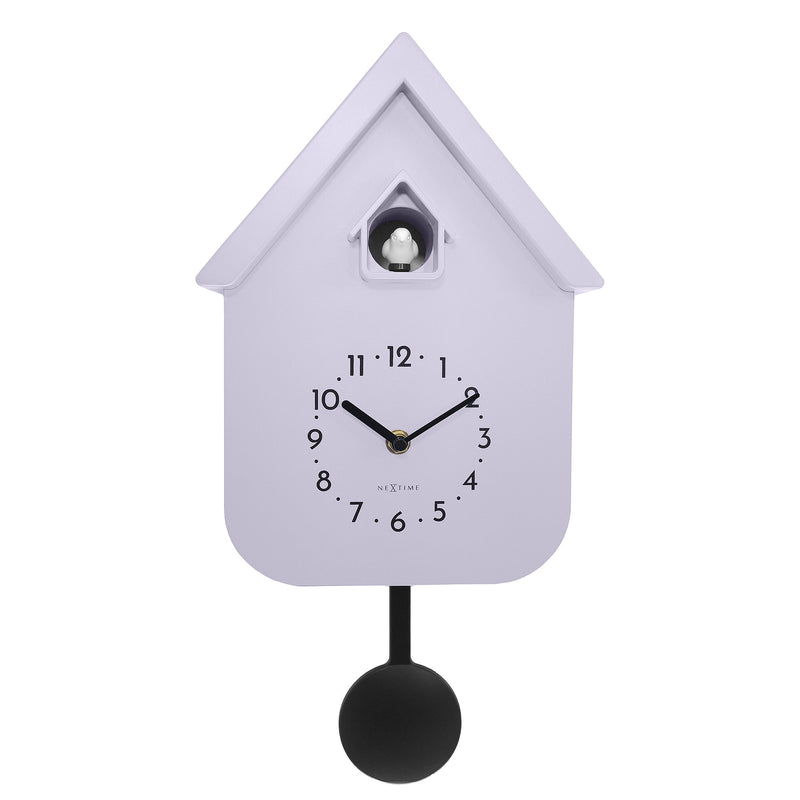 Wall Clock; Designer Clock; Gift; NeXtime; Stylish Clock; Modern Clock; Purple dial face; Arabic Index; Home Décor;