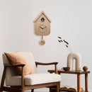 Wall clock 21.5x41.5x8.5cm - Pendulum - Cuckoo -NeXtime 'Twitter'