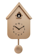 Wall clock 21.5x41.5x8.5cm-Pendulum-Rose Gold-Plastic-NeXtime 'Twitter'