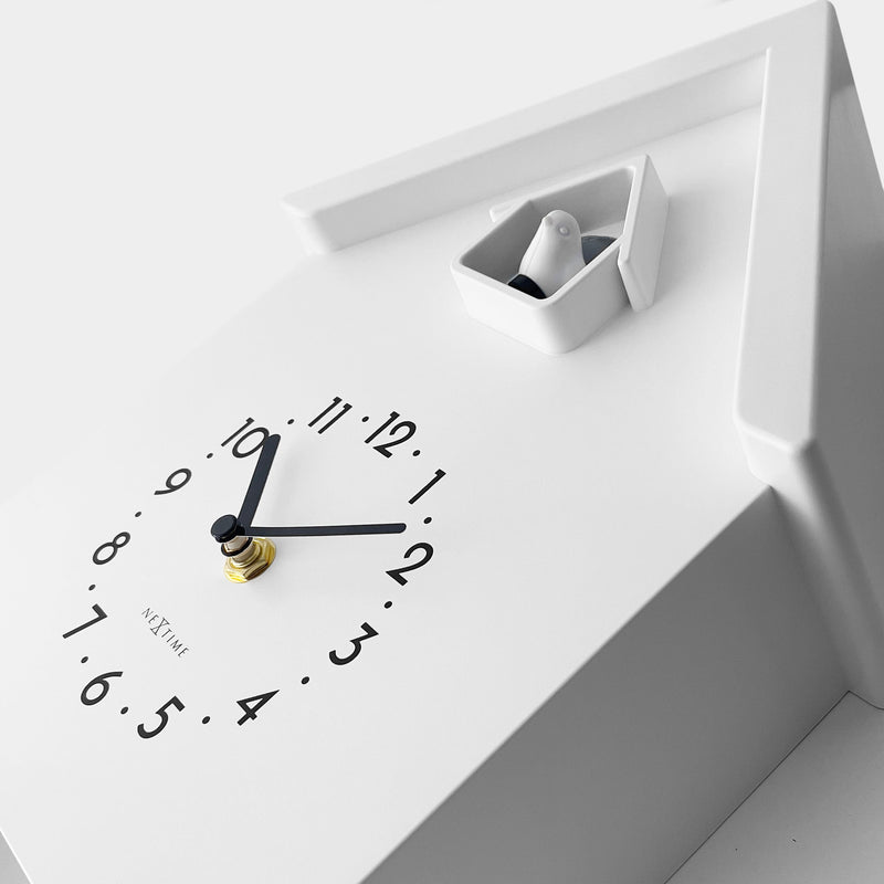 Wall Clock; Designer Clock; Gift; NeXtime; Stylish Clock; Modern Clock; White dial face; Arabic Index; Home Décor;