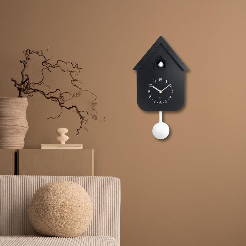 Wall Clock; Designer Clock; Gift; NeXtime; Stylish Clock; Modern Clock; White dial face; Arabic Index; Home Décor;