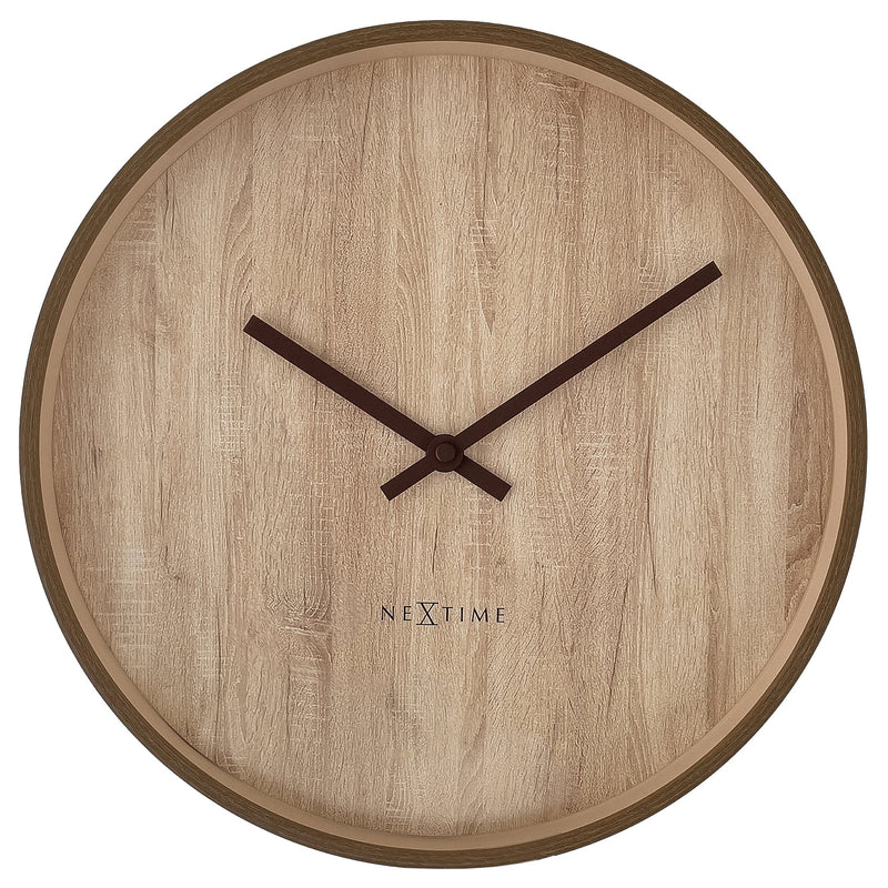 Wall Clock; Silent Clock; Designer Clock; Gift; NeXtime; Stylish Clock; Modern Clock; White dial face; Arabic Index; Home Décor;